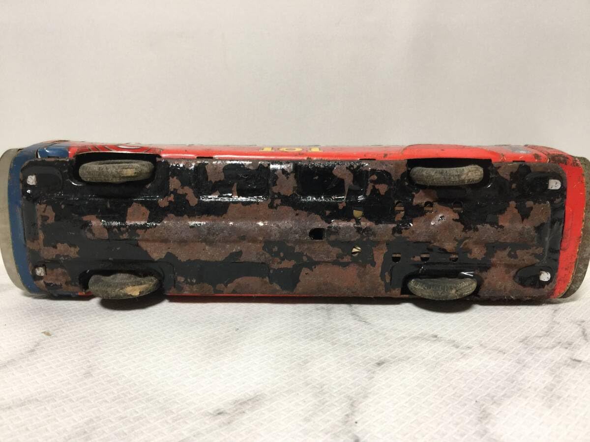 【レトロブリキ品】1950年モデル ミニバス ミニカー即日発送 Amazon.co.jp: レトロ 101匹わんちゃん バス ミニカー ブリキ