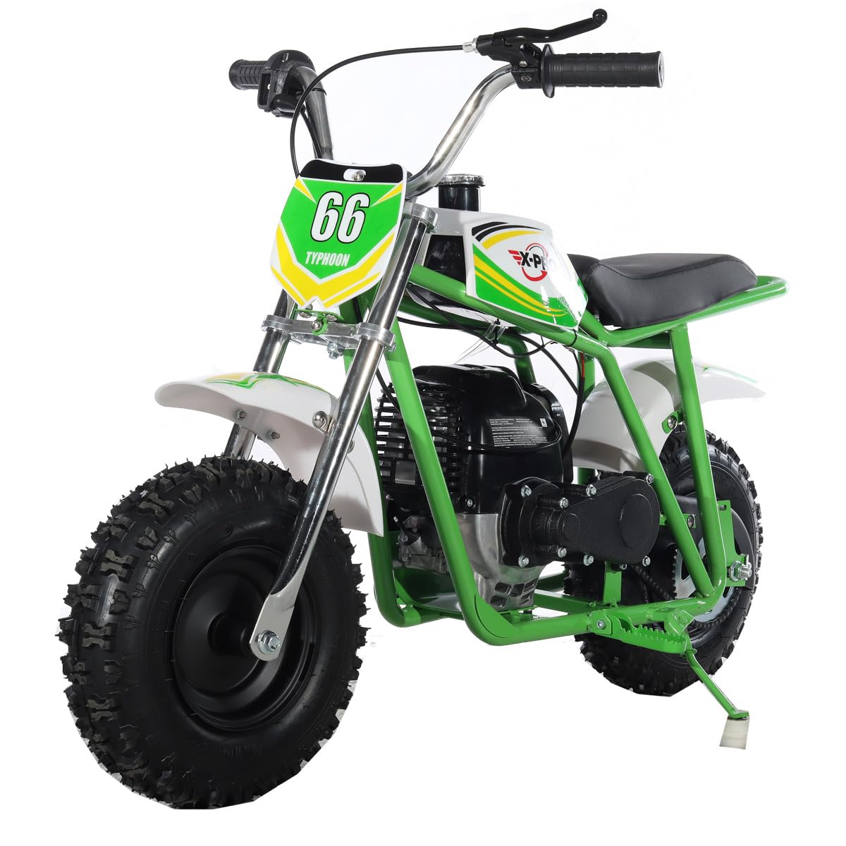 X-PRO Typhoon 40cc Mini Dirt Bike Pit Bike Gas Power Off Road Motorcycle (Green)
