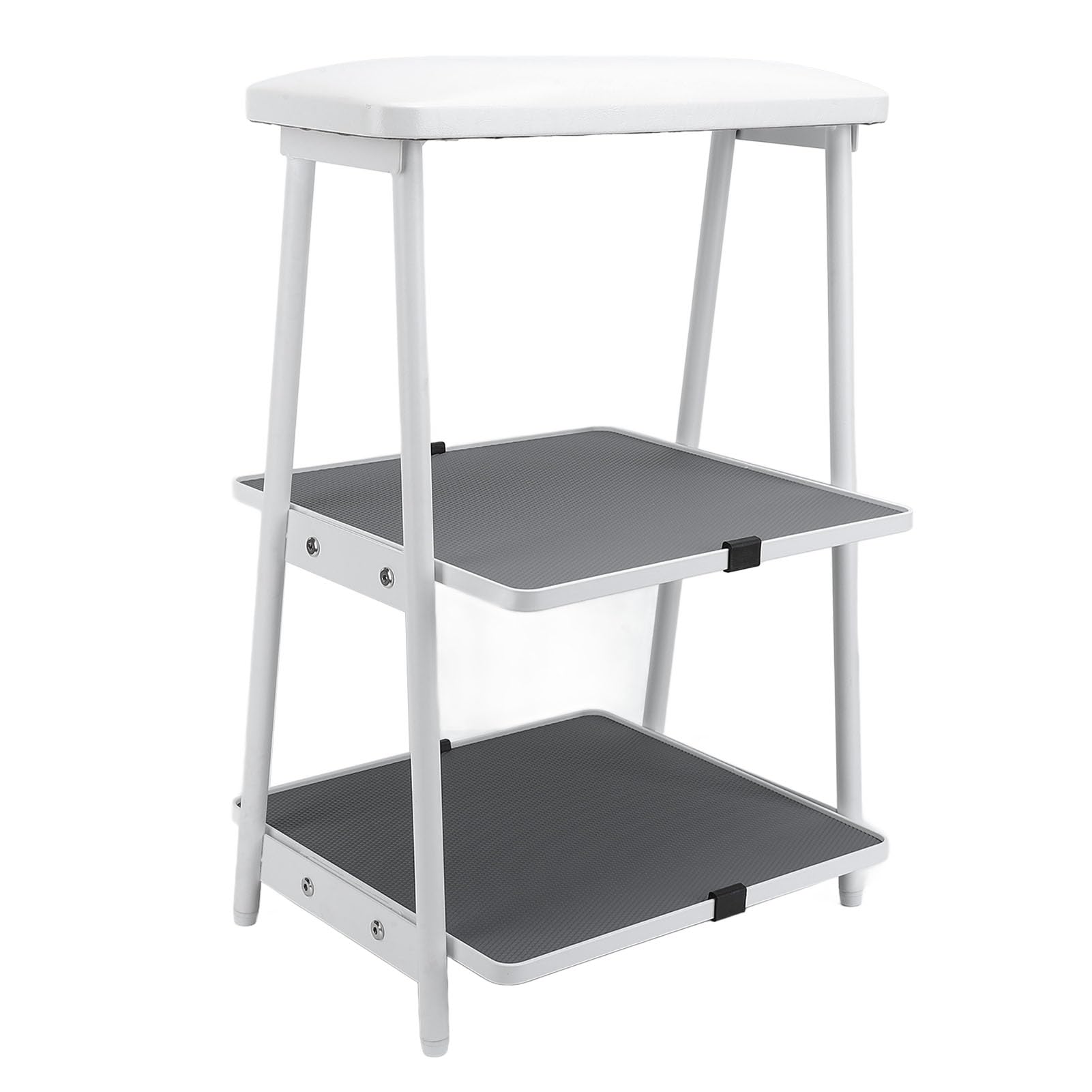 Poggiapiedi per Manicure Versatile Ed Elegante Supporto per Poggiapiedi per Pedicure per Salone di Bellezza per Uso Domestico in Acciaio Inossidabile 1 Pezzo