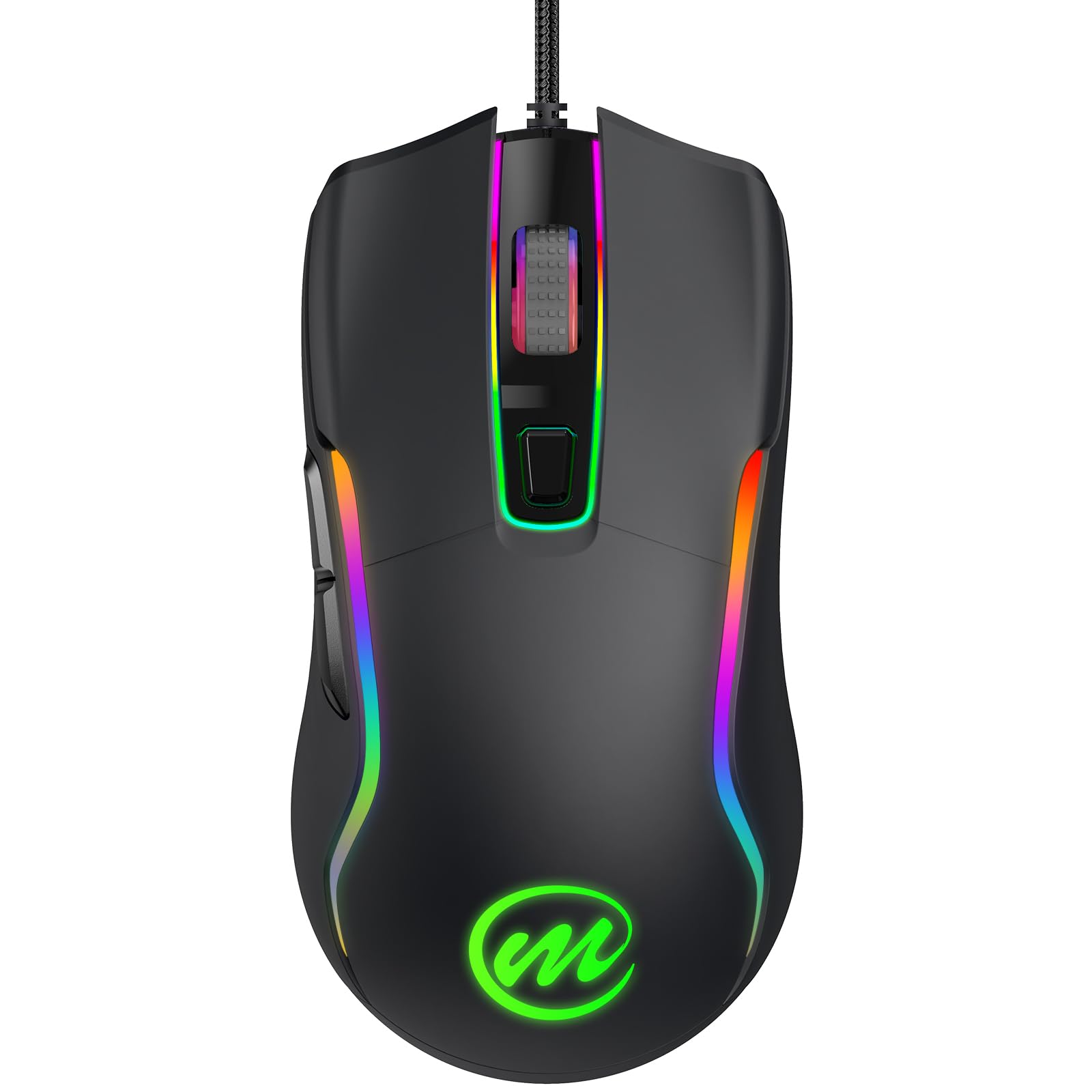 Amazon.com: memzuoix Wired Gaming Mouse with RGB - 6 Adjustable