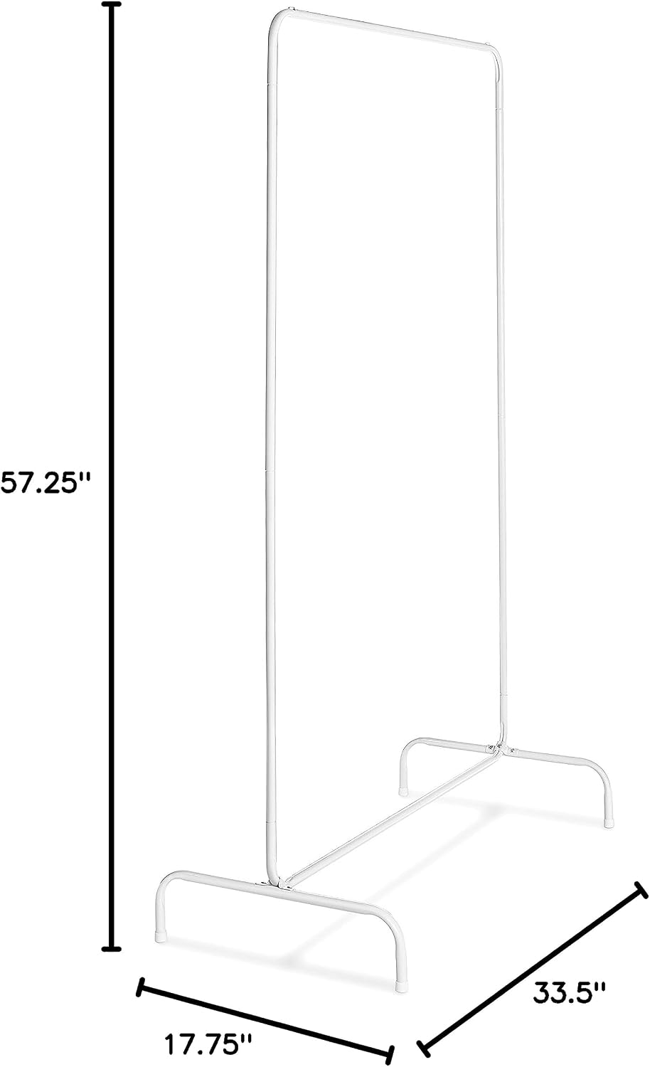Whitmor Freestanding Garment Rack, White