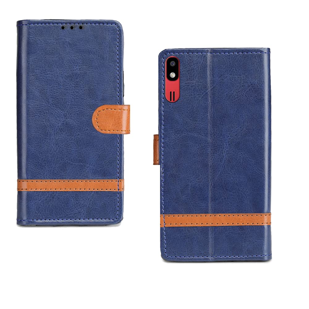 Inktree Samsung Galaxy A2 Core Flip Case | Premium Leather Finish Flip Cover |Complete Protection Flip Cover for Samsung Galaxy A2 Core - Blue Stripe (B0BHPLLNPZ) Amazon Price History, Amazon Price Tracker