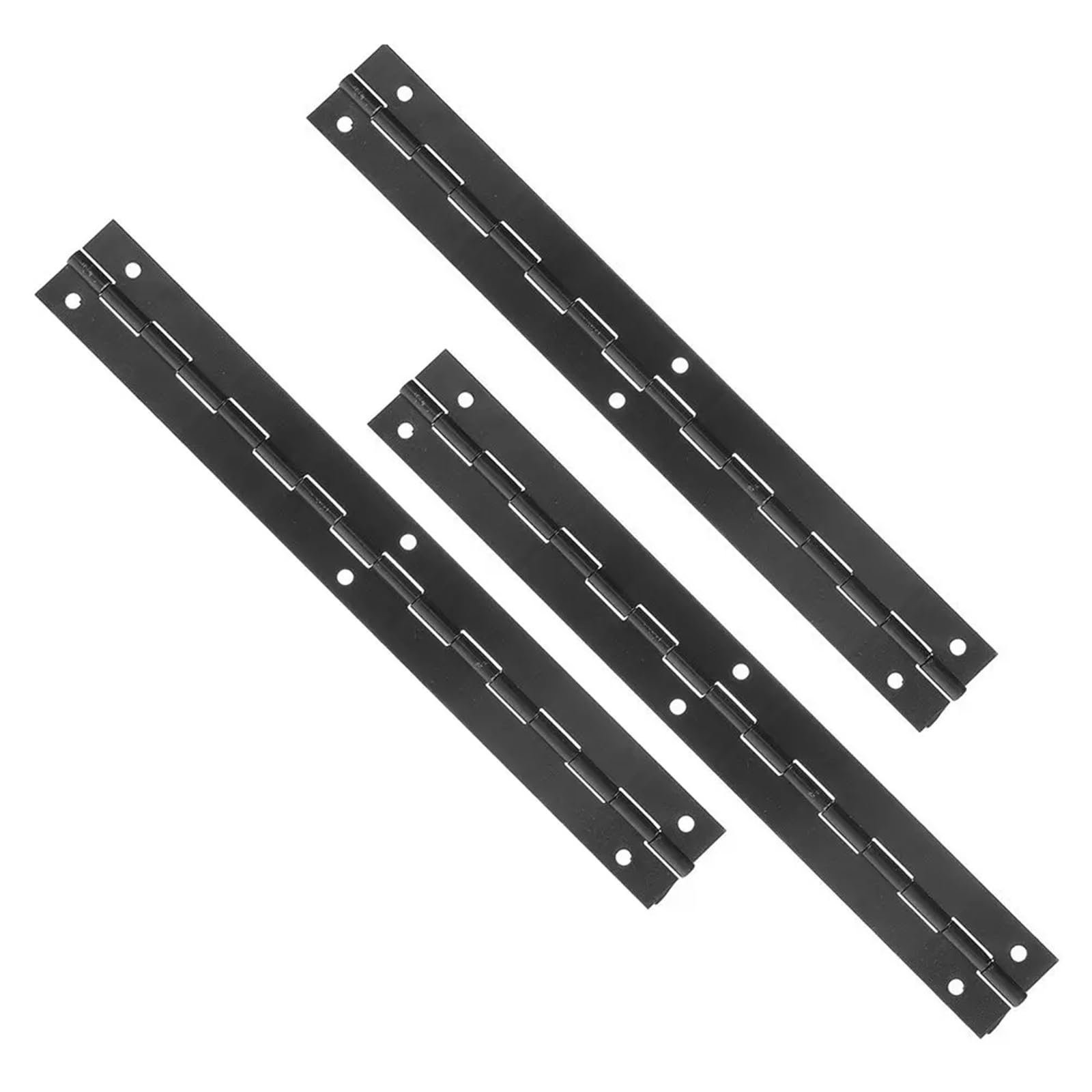 3Pcs Long Hinges Metal Piano for Jewelry Box Smooth Continuous Hinge for Wooden Case Craft Projects for Pianos