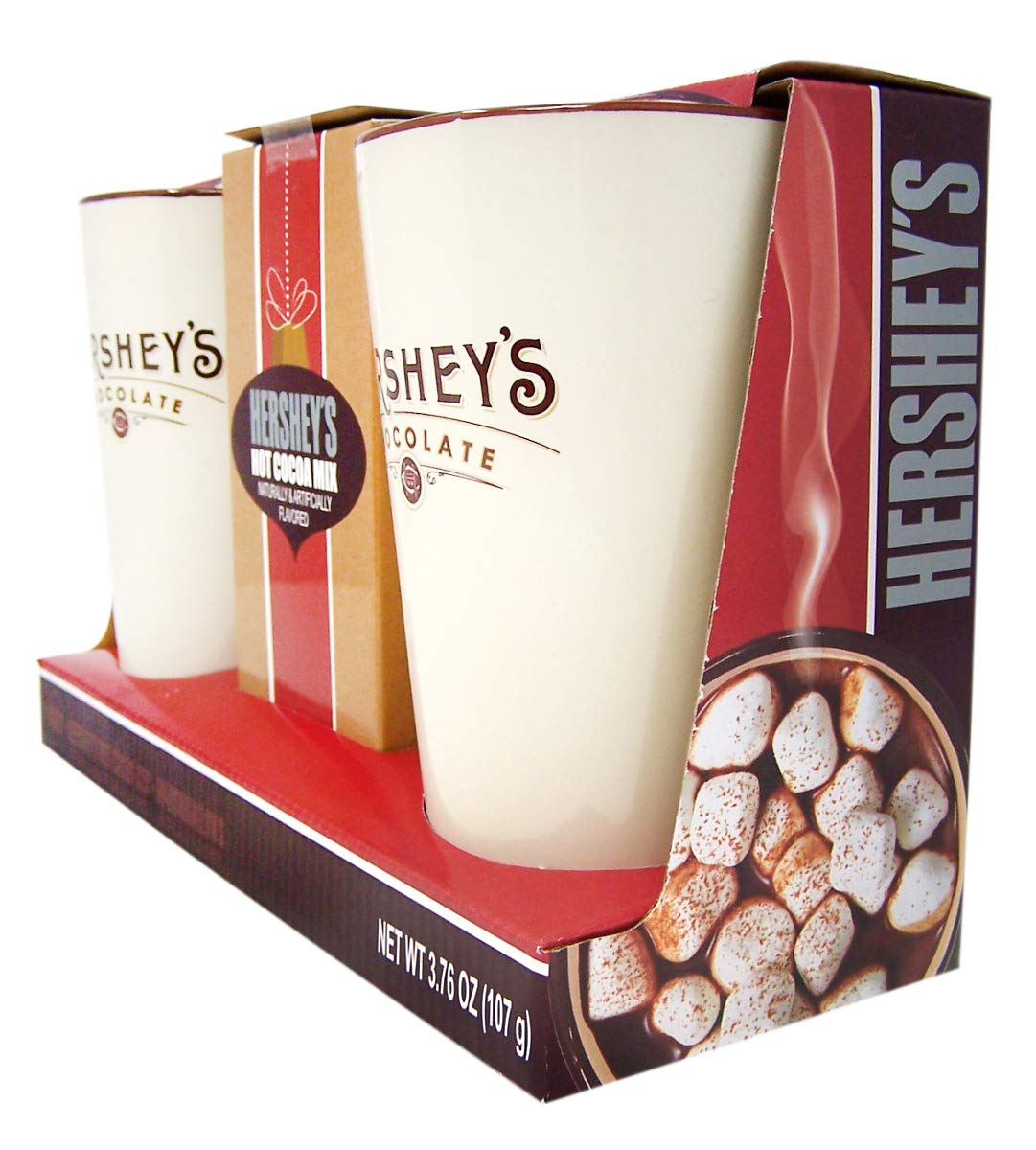 Hershey's Chocolate 2 Mug Ceramic Gift Set with Hot Chocolate Mix and  Marshmallows : Amazon.com.au: Grocery
