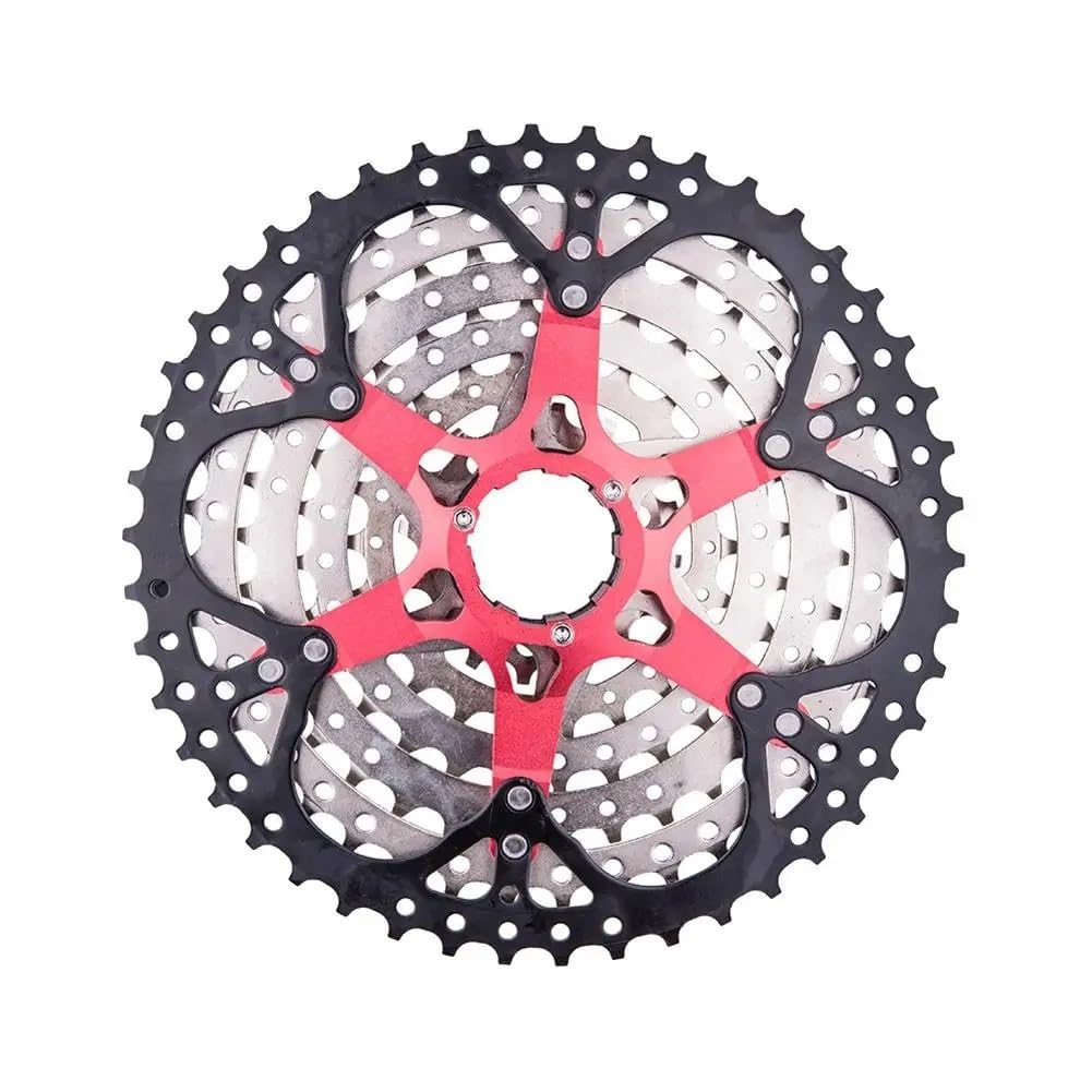 Fahrrad Zahnkranz 8-Fach 46T großes Zahn-Schwungrad-Mountainbike-Kassetten-Kettenrad Stahl Freilauf MTB-Fahrradteile Fahrrad Kassetten