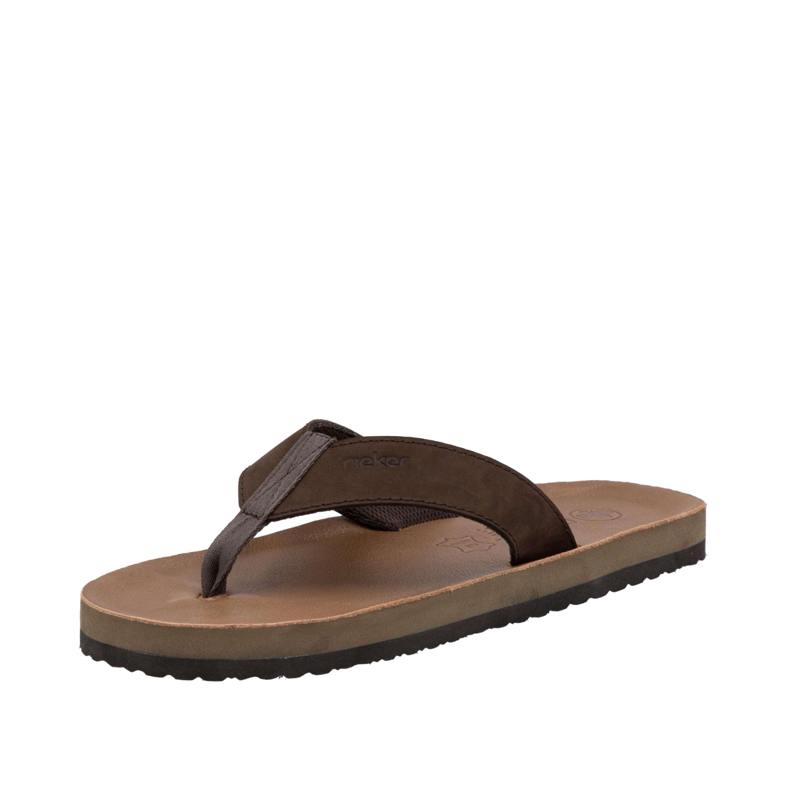 Rieker Men's 20152 Toe Separator Sandals, brown, 9 UK