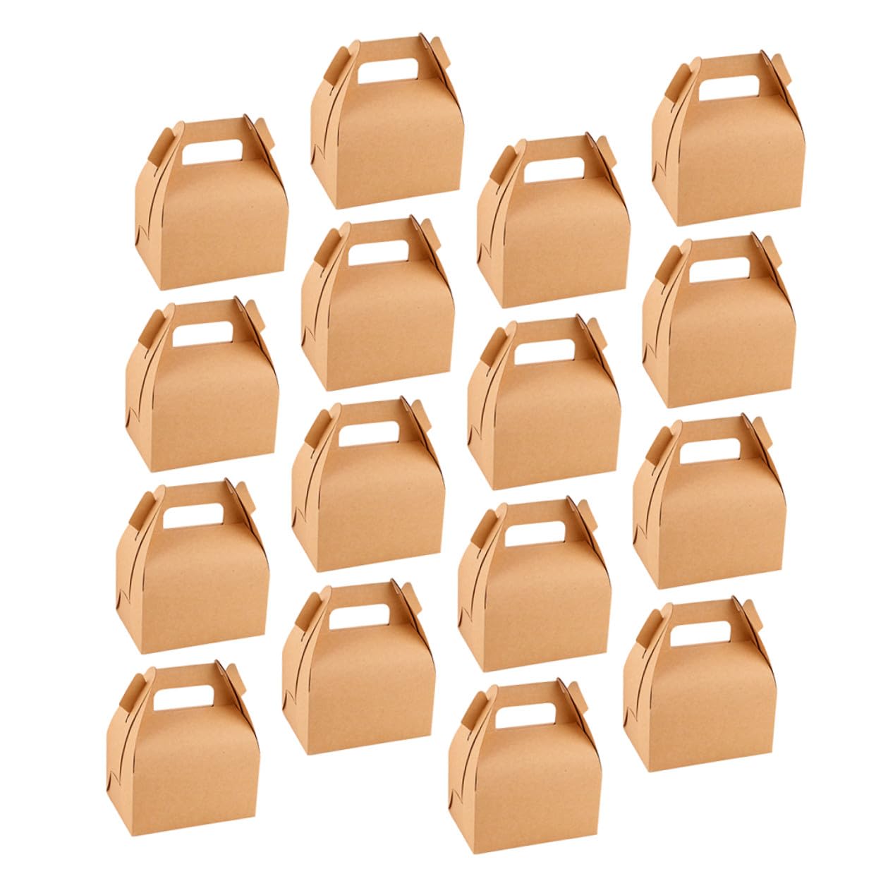 Homoyoyo 30 Stück Faltbare Kuchenverpackungskartons aus Lebensmittelechtem Kraftpapier Handliche Tortenkartons Größe 162X92X8cm Robuste Dessertbehälter für Zuhause und Konditorei