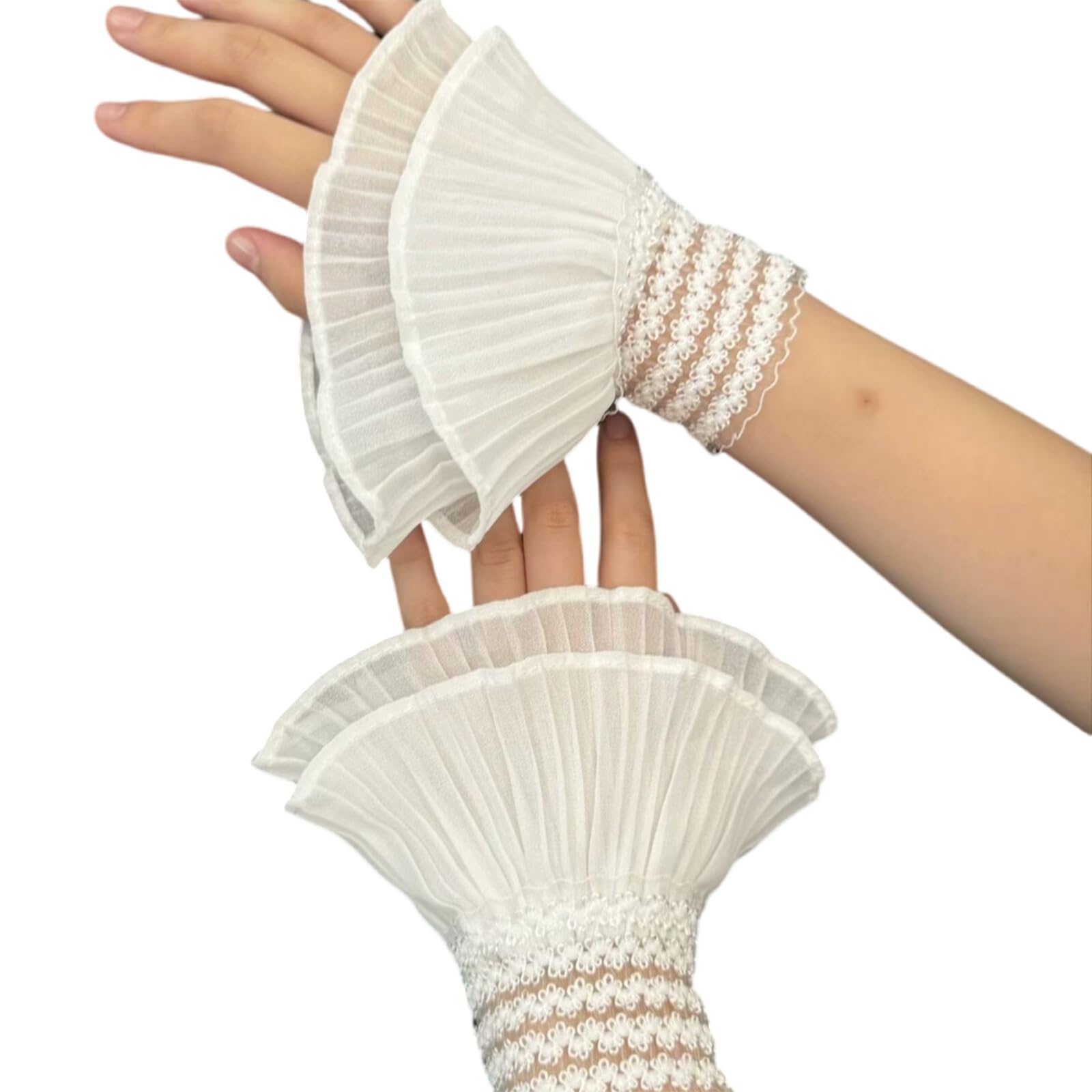 MICFENY Ventilated Blossomy Trim Arm Sleeves Flexible Wrist Protectors For Everyday Outdoor Tasks