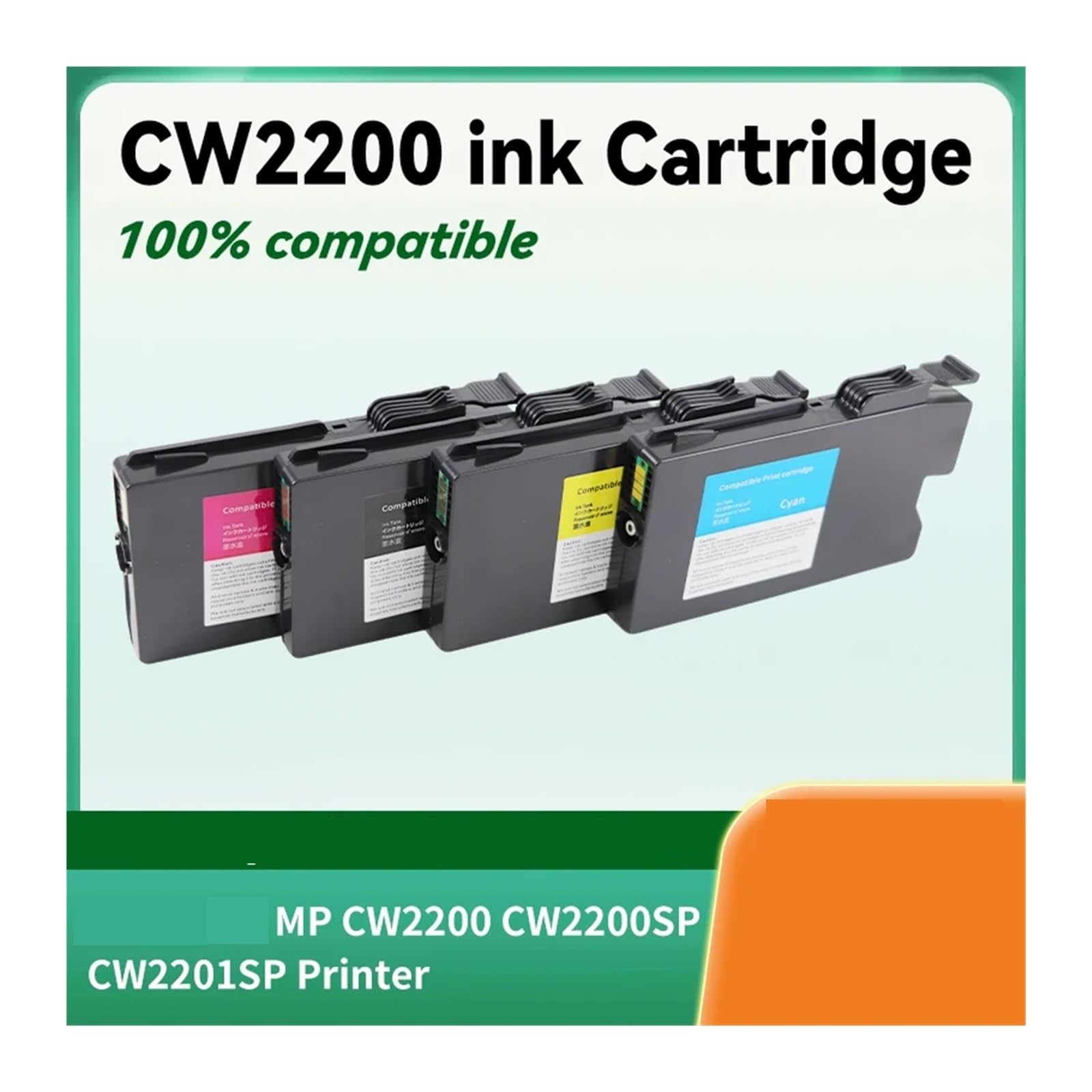 Generico Cartuccia ink, compatibile con Ricoh, MP CW2200 CW2200SP CW2201SP