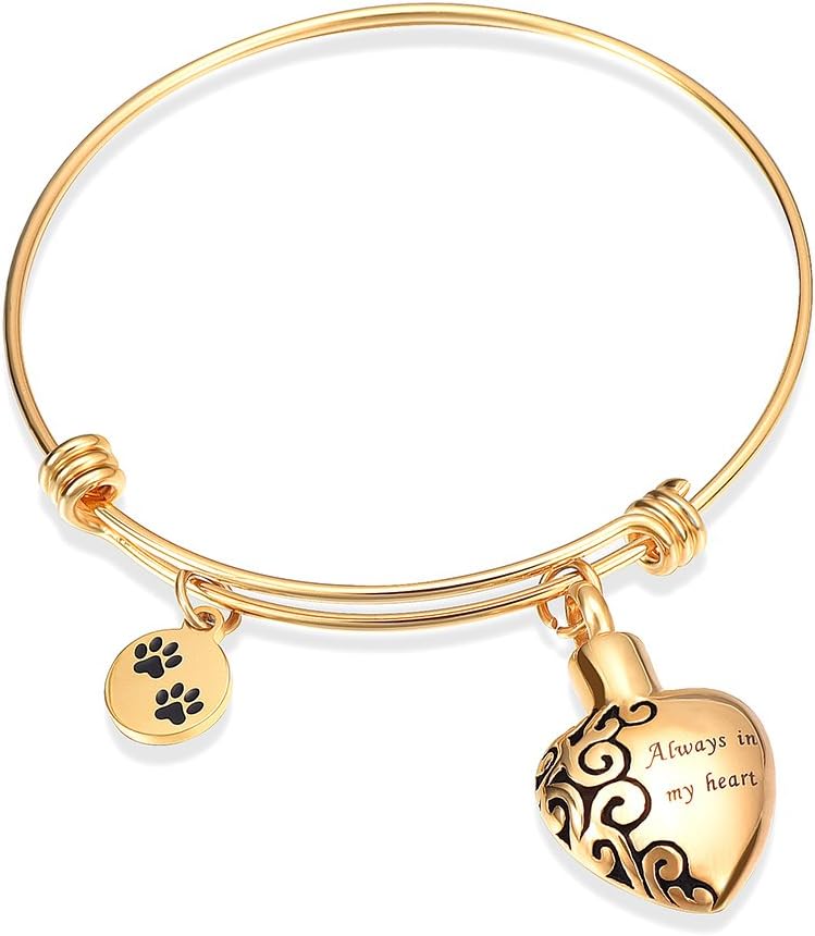 Pet Memorial Cremation Bracelet with Expandable Cuff Jamaica Ubuy