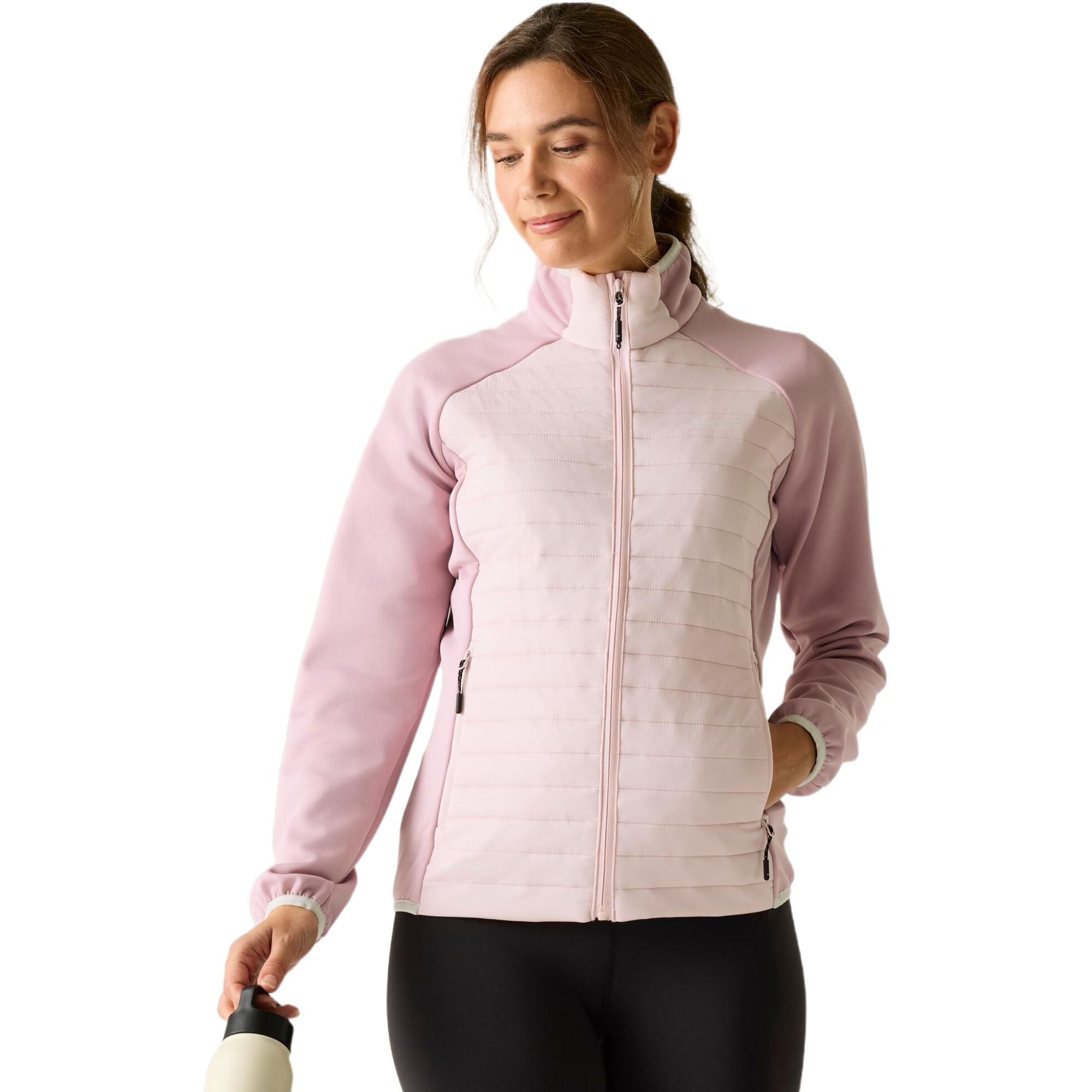 Regatta Women's Lilac Clumber Water-Repellent Hybrid Quilted Jacket In | Size: 14