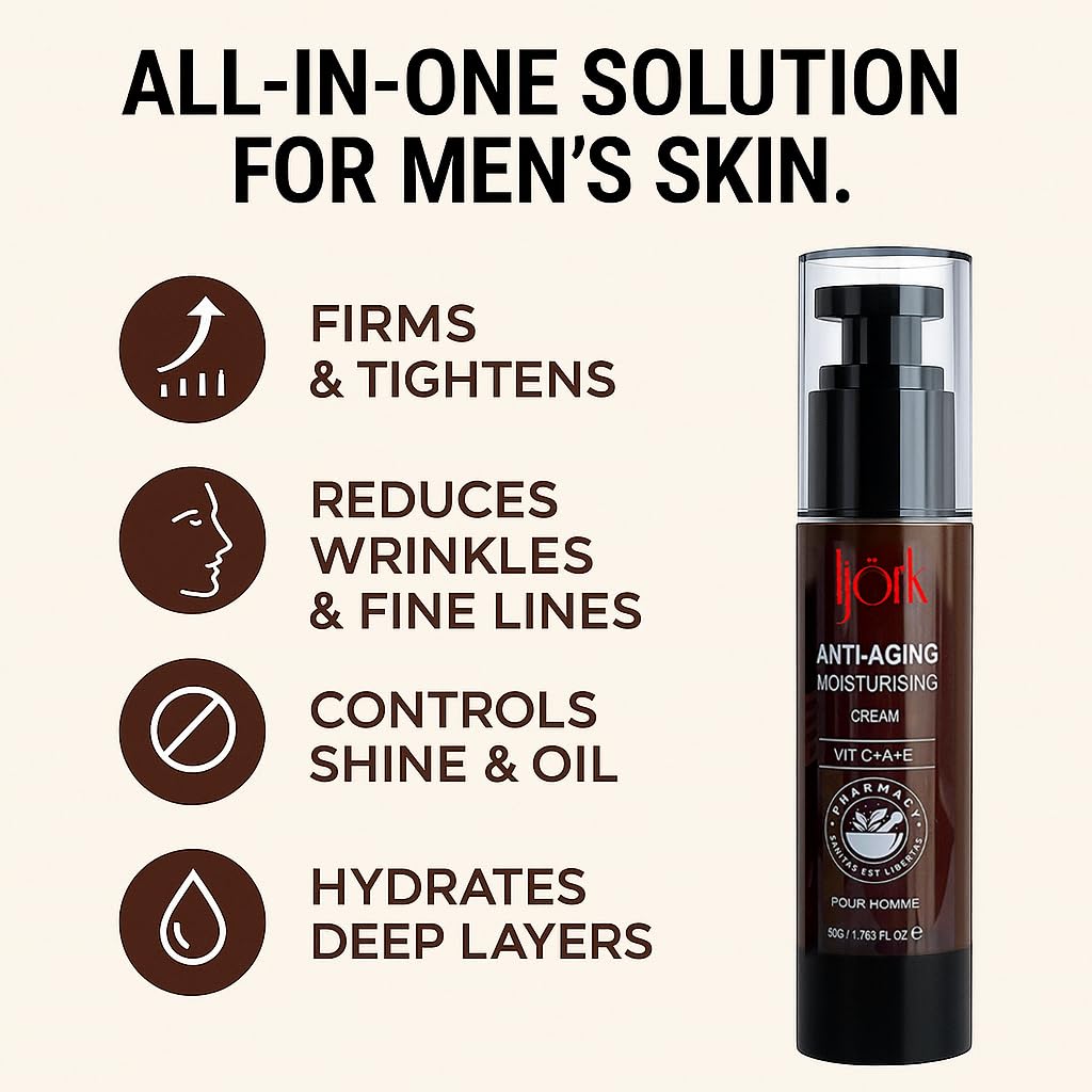 Men’s Anti-Aging Cream for Face and Neck | Male Anti Wrinkles Cream for Face, Neck and Hand. - Image 7