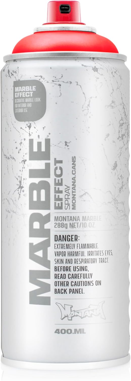 Montana Cans Montana EFFECT 400ml Marble Color, Red Spray Paint