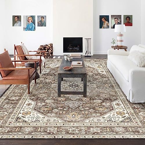 homewill 9x12 Area Rug Living Room Rugs Multi Cream with 12