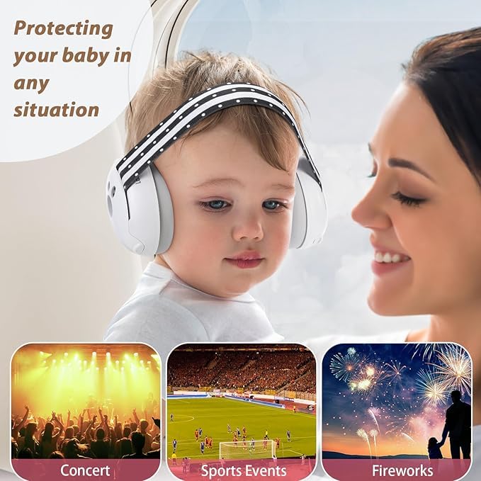 Image of Baby Ear Protection, Noise Cancelling Headphones for Babies and Toddlers Up to 36 Months