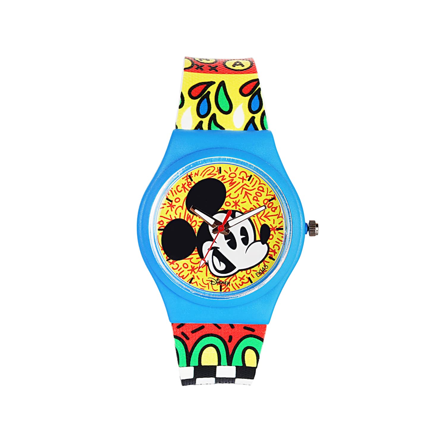 Disney Mickey Mouse Character for Kids Round Analogue Wrist Watch | Birthday Gift for Boys & Girls - Age 3 to 12 Years (Mickey Blue) (B09NQ69RGL) Amazon Price History, Amazon Price Tracker