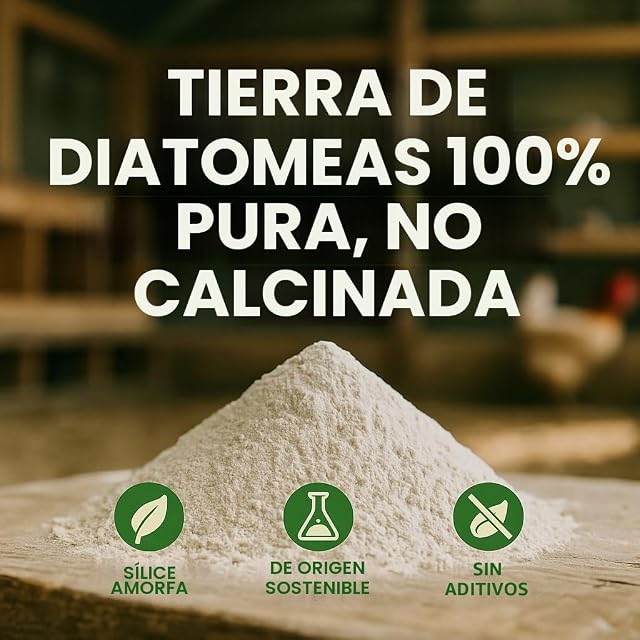 Foto 2 de 7 de GiDeli Kieselgur 30kg - Tierra de diatomeas para proteger a las gallinas de los parásitos