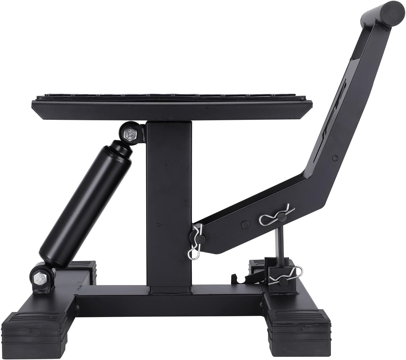 Dirt Bike Stand Motorcycle Lift Jack 1000 Lbs Capacity Height Adjustable Engine Hoist Stand Hydraulic Lift for Dirt Pit Bike ATV Repair Maintainance Heavy Duty