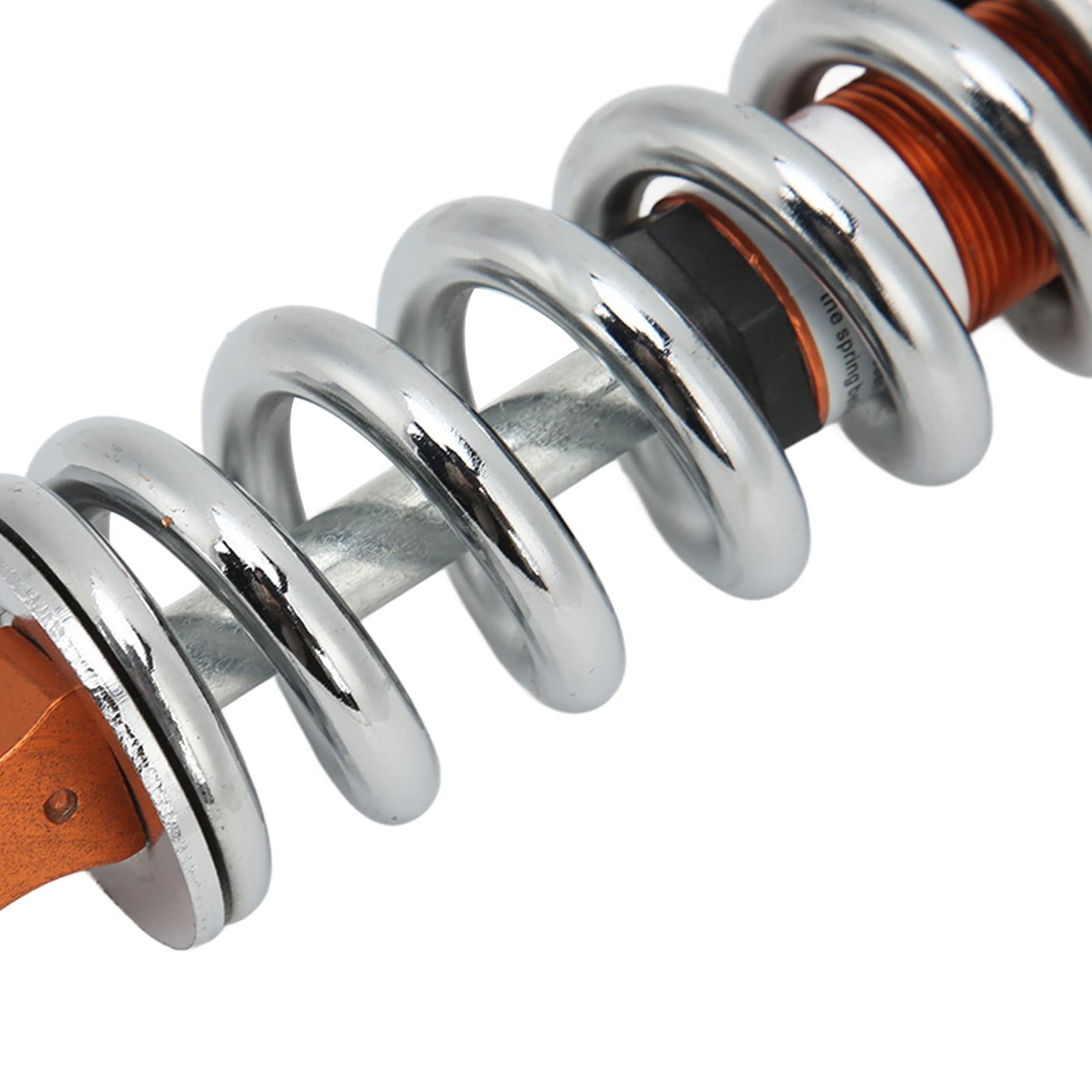 Tissting Amortisseur Arrière de Moto 190mm 1200lbs 8mm Trou Universel Amortissement Suspension Amortisseur à Ressort Réglable pour Mini Pocket Bike, Scooter électrique, Dirt Bike