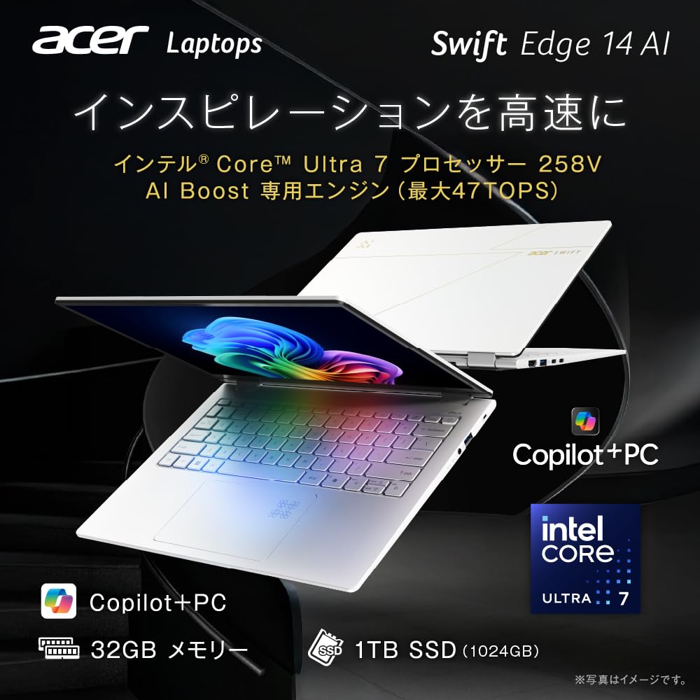 Amazon.co.jp: Acer Swift Edge 14 AI インテル Core Ultra 7 OLED 非