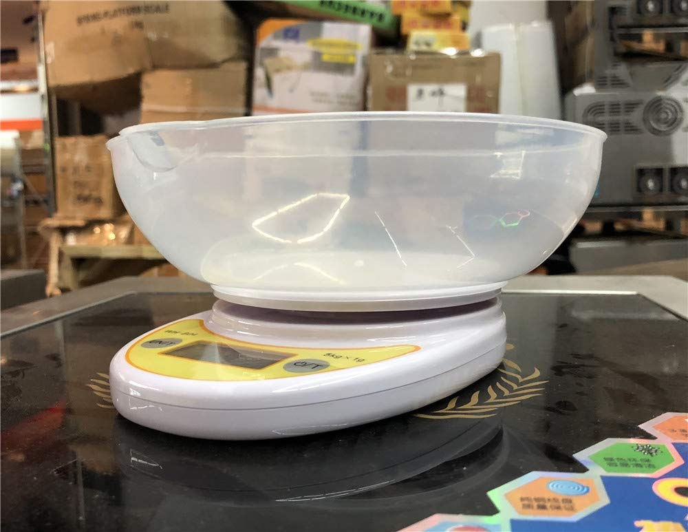 Báscula de Cocina Digital portátil de 0,1 g, electrónica, para Pesar Carne y Alimentos con Pantalla LCD, balanza de medición