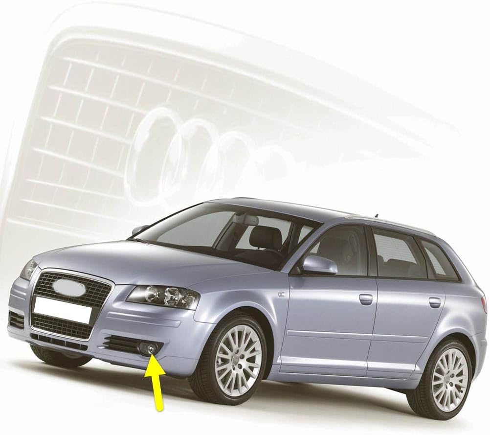 Vass41 Ön Sol Sis Farı Lambası 8P0941699A Audi A3 Sportback ile uyumlu 2004-2008