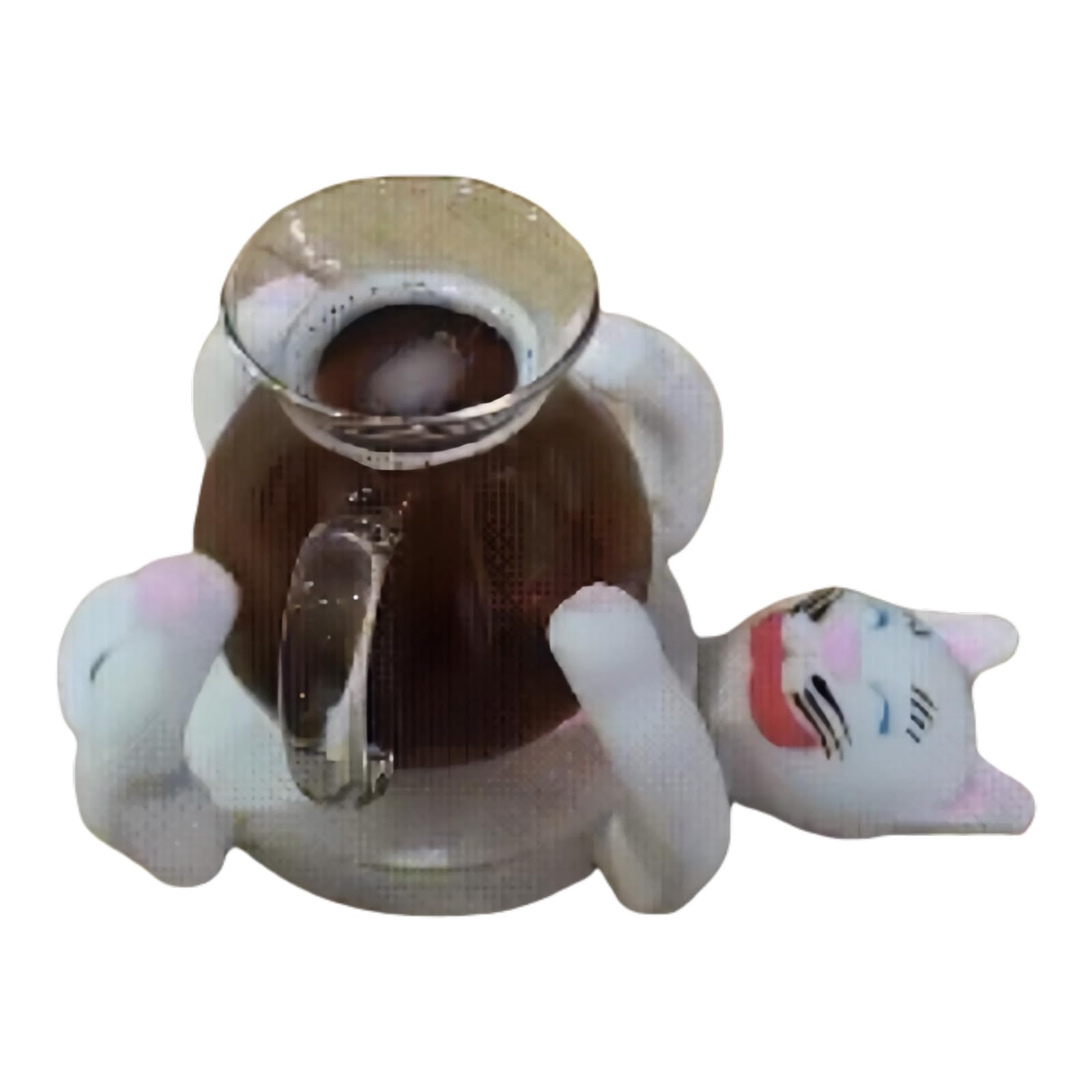 Qusinfc Nonslip Cup Holder Heat Insulation Tabletop Drink Coasters Lovely Cats Coasters Coffee Table Desktop Decoration Lovely Cats