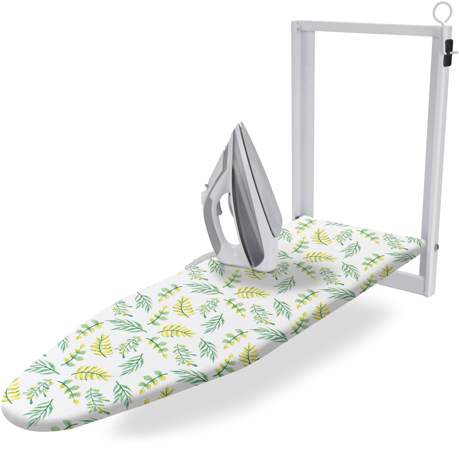 SheeChung Wall Mounted Ironing Board 36"X12",Foldable Ironing Board,Yellow