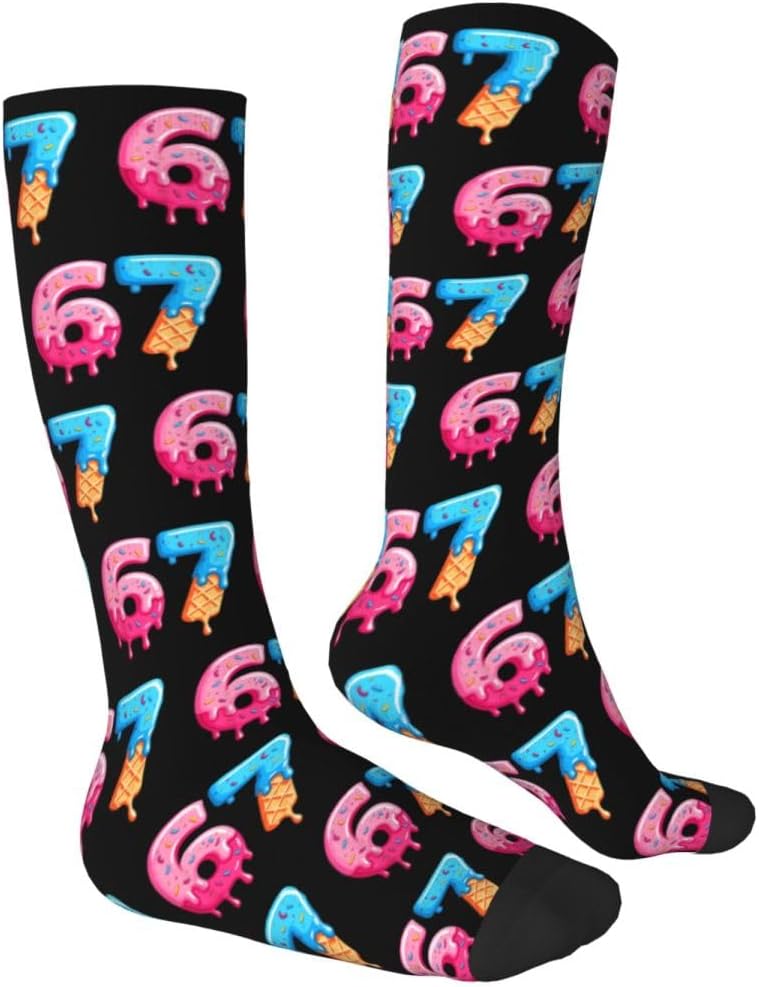 67 Six Seven Socks Meme Six Seven Design,Hilarious Funny Sock Collection to Elevate Your Style and Spread Laughter - Image 4