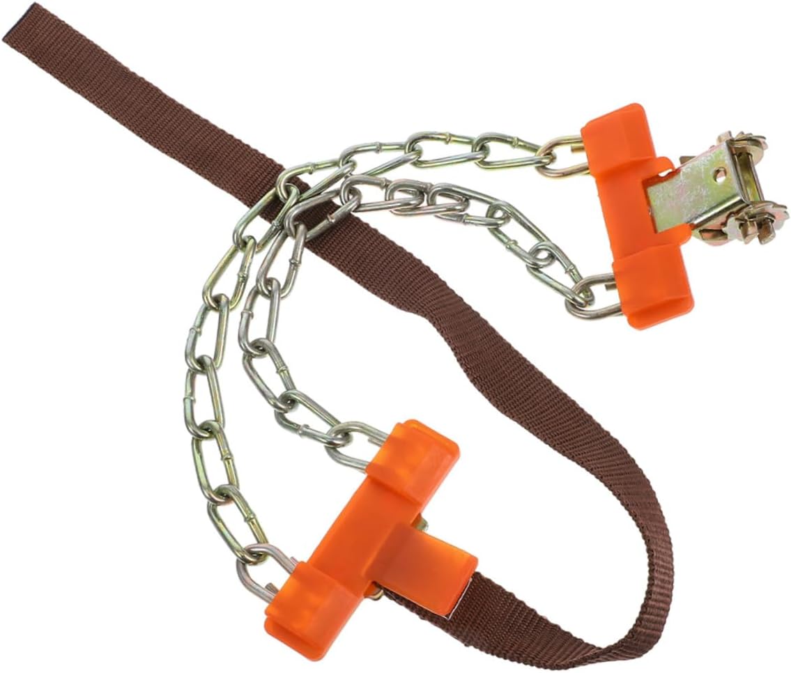 Car Snow Chains Anti-skid Tire Chains Universal Fit for Small Cars and Suvs Medium Size Reusable Emergency Traction for Winter Snow and Ice Driving