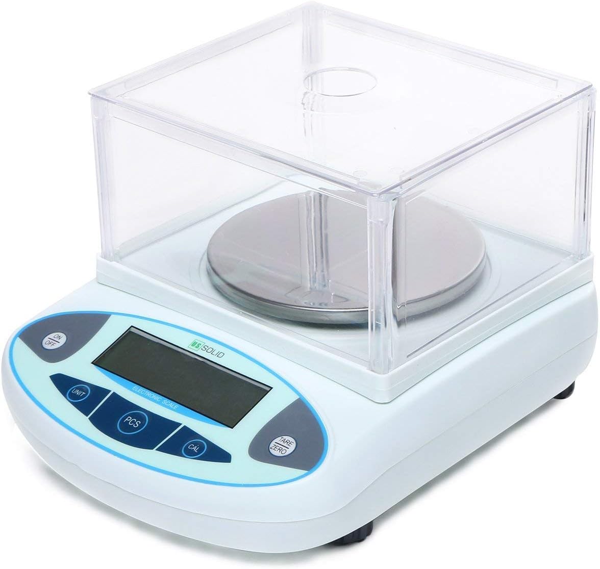 U.S. Solid Digital Precision Analytical Balance 2000g x 0.01g, High Precision Electronic Scale for Laboratory, Jewelry, Industrial Use