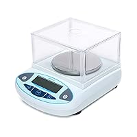 Vista 10 de U.S. Solid Balanza analítica de precisión digital 105.82 oz x 0.00 oz, báscula electrónica de alta precisión para laboratorio, joyería, uso