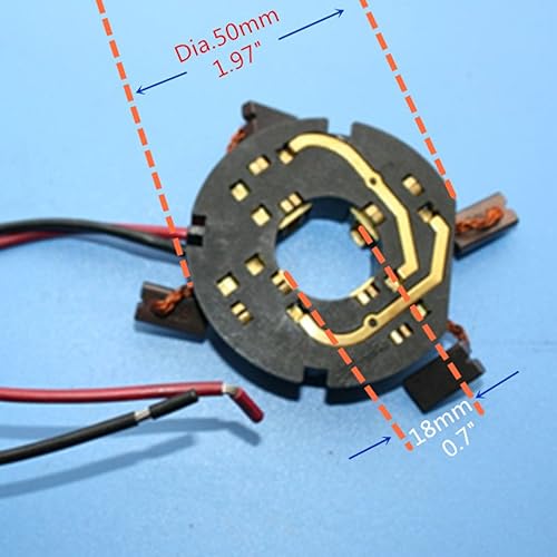 Miniatura 3 de Soporte de cepillo de carbón para cepillo de repuesto para AEG Milwaukee accesorios de taladro 2602-20 m18 18V M12 destornillador de impacto y