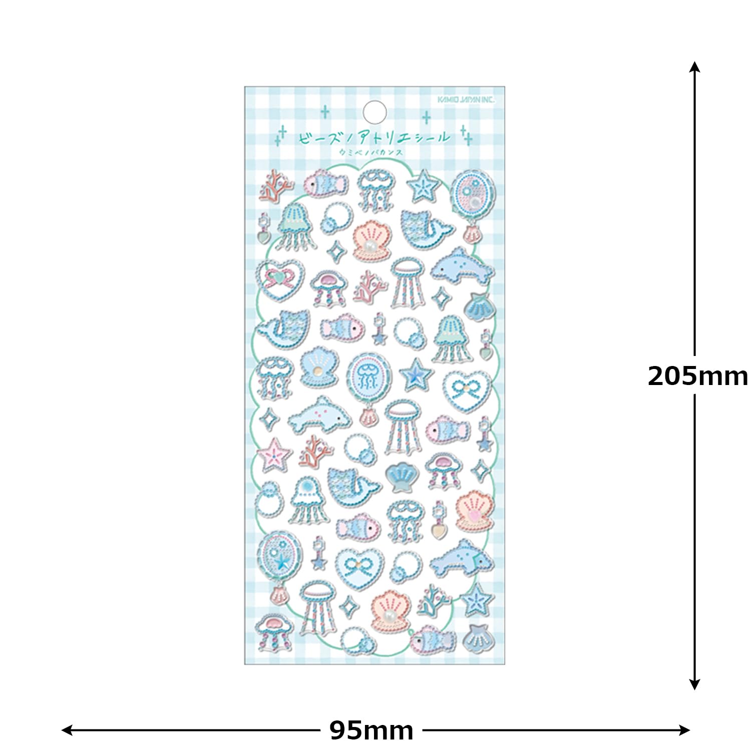 Amazon.co.jp: カミオジャパン シール ビーズノアトリエシール