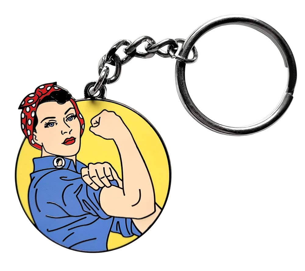 Pinsanity Rosie The Riveter Keychain