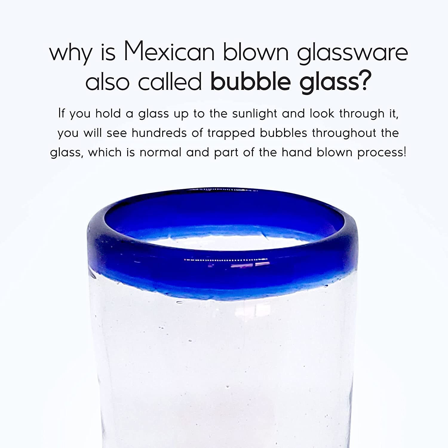 3 Verres à Pied En Verre Soufflé Et Bullé Biot