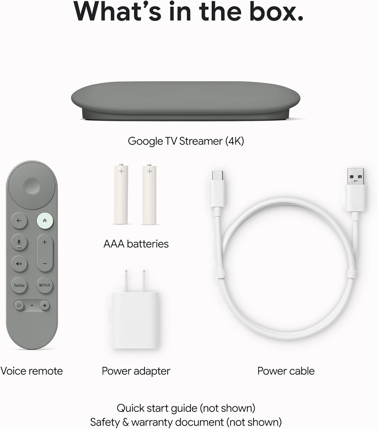 Google TV Streamer (4K) – Fast Streaming Entertainment with Voice