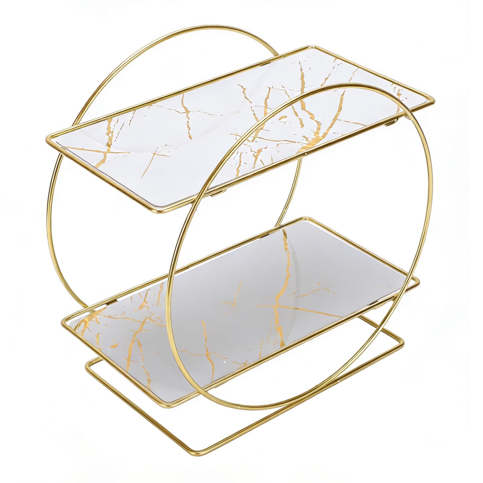 Organisateur de maquillage 2 niveaux gain de place pour meuble vasque