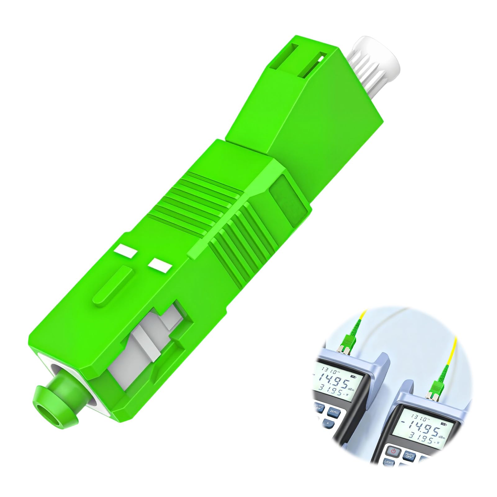 Jetstream 1 Stück Glasfaser Adapter LC Buchse Auf Sc stecker, Adapter Glasfaser Stecker, Adapter Konverter, kompatibel mit Zuverlässige Schnittstellenumwandlung, OTDR usw