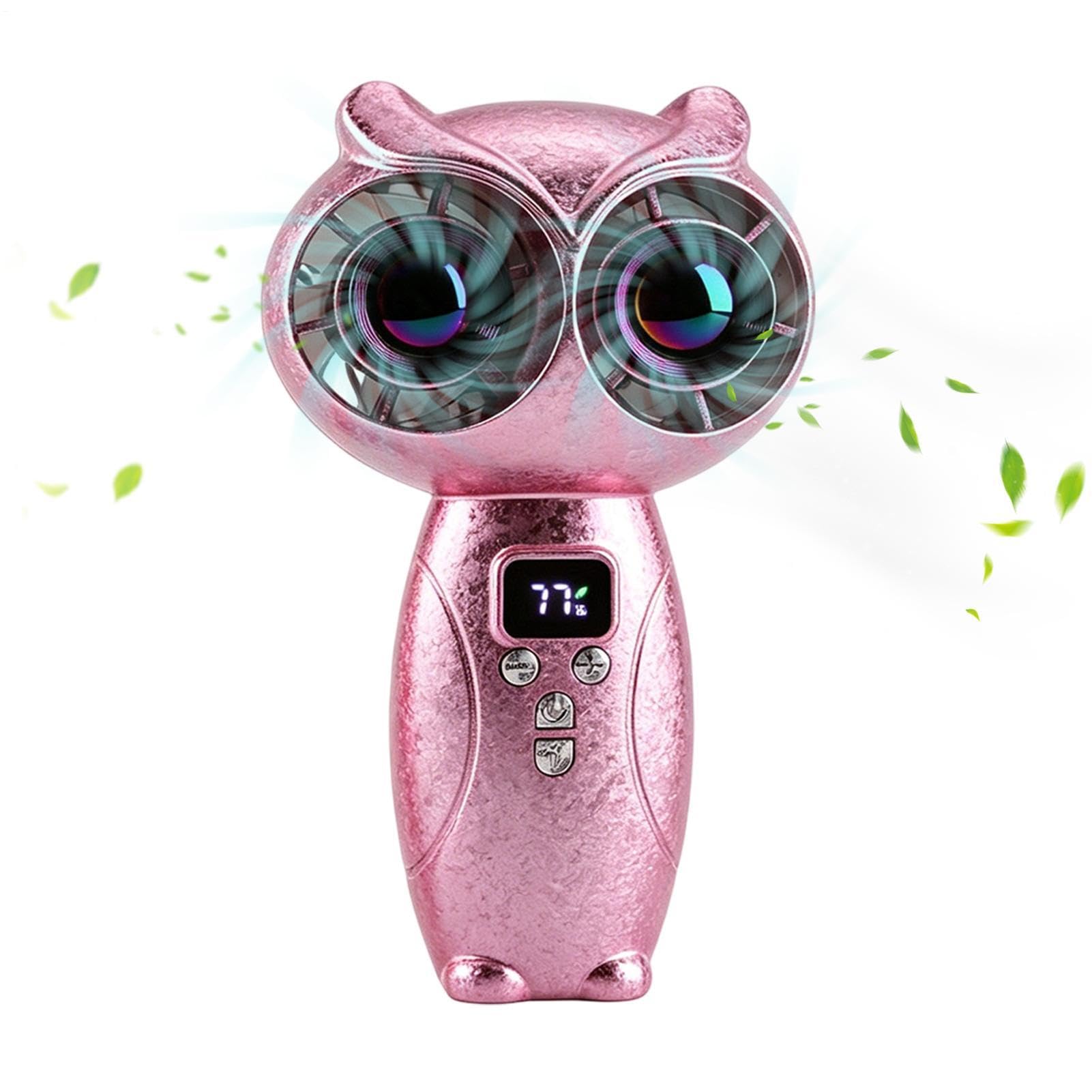 Ventilador portátil de mano digital compacto para senderismo 8