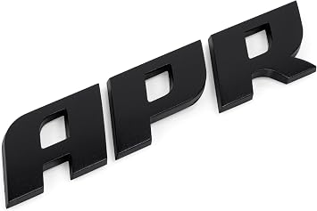 APR A1000008 Badge - Satin Black