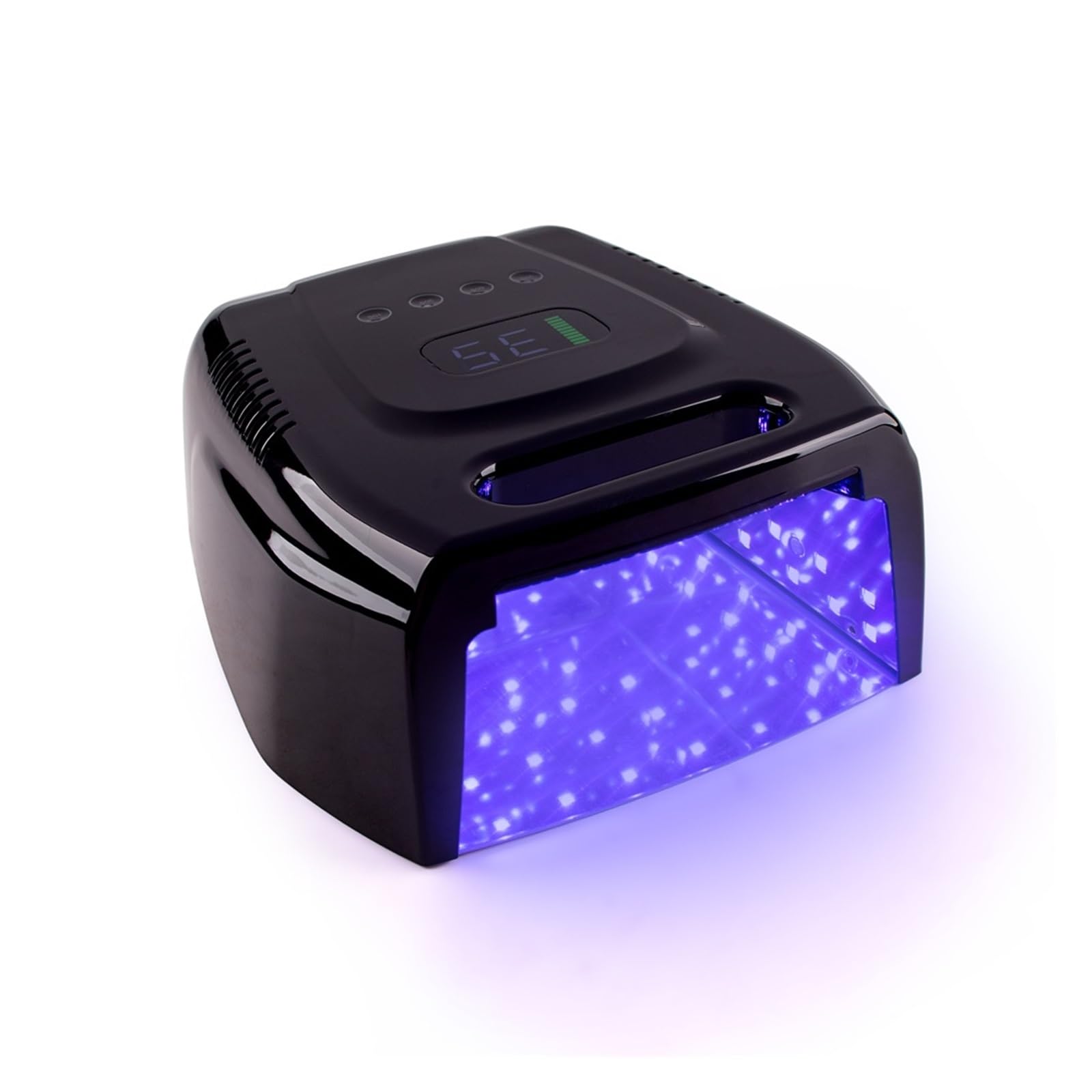 Lampa UV do paznokci, Lampa LED UV do paznokci 96W ładowalna lampa bezprzewodowa suszarka żelu maszyna Manicure światło(Normal white)