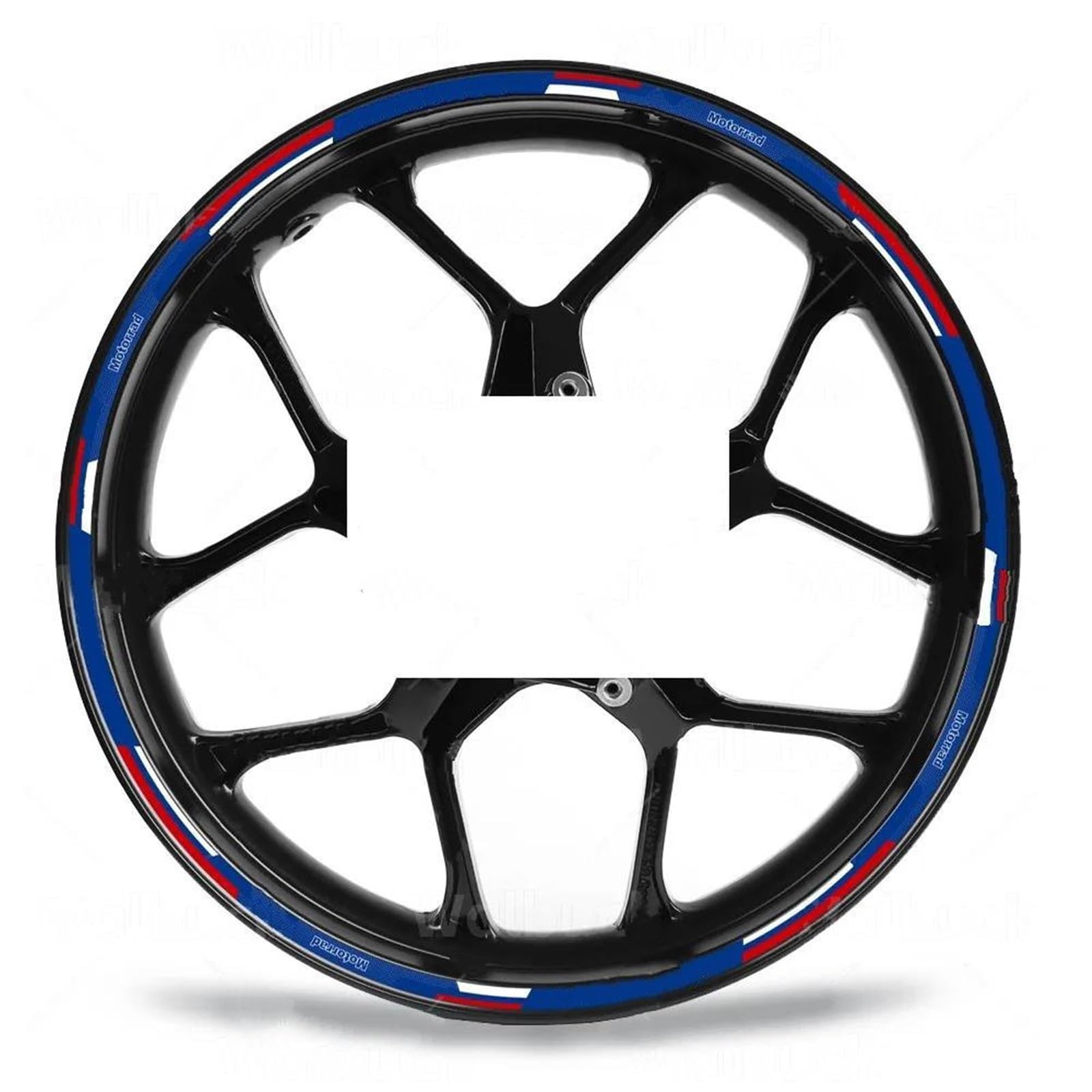 Motorcycle Wheel Stickers Stripes Reflective Waterproof Rim for R1250 GS R1200 Gs G310 F650GS F 750gs(Style 5)