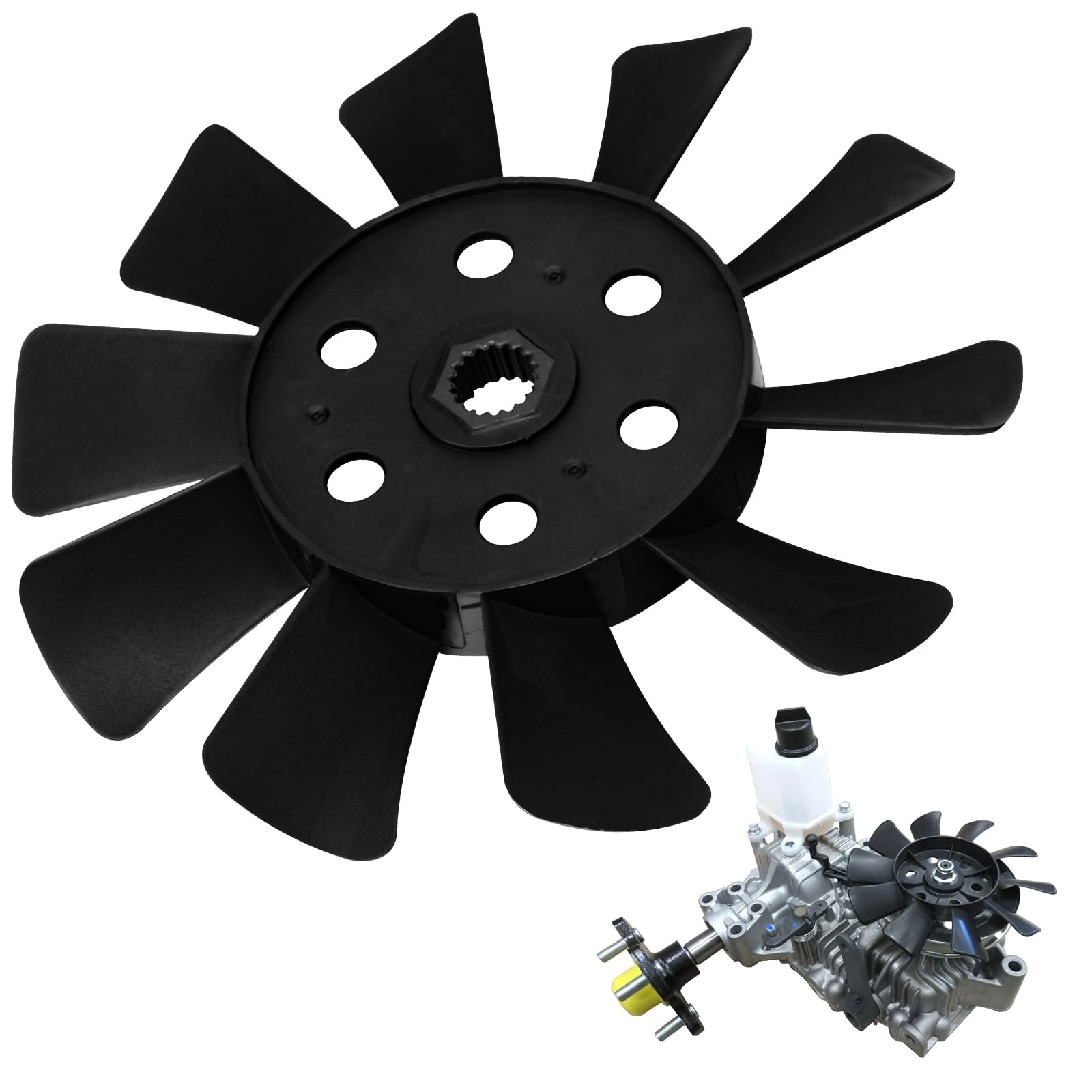 Amazon.com: WHMYZHL 1A646083070 10 Blade Transmission Cooling Fan