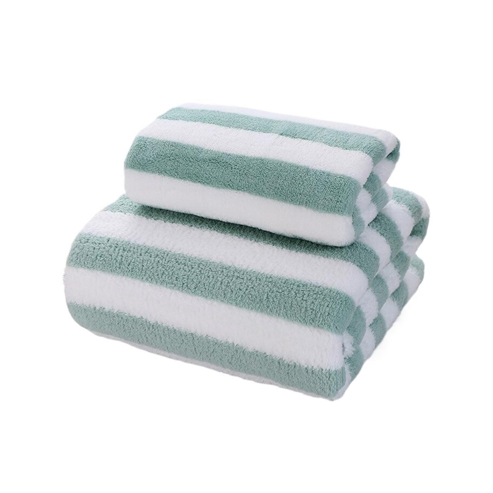 Toalla de baño absorbente de punto por urdimbre con vellón coral