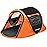 EchoSmile Instant Pop Up Camping Tent, 2/4/6 Person, Easy Setup Tent, Water Resistant Dome, Portable with Carry Bag