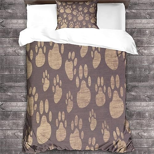 Housse de couette en microfibre douce parure de lit 3 pièces lit simple