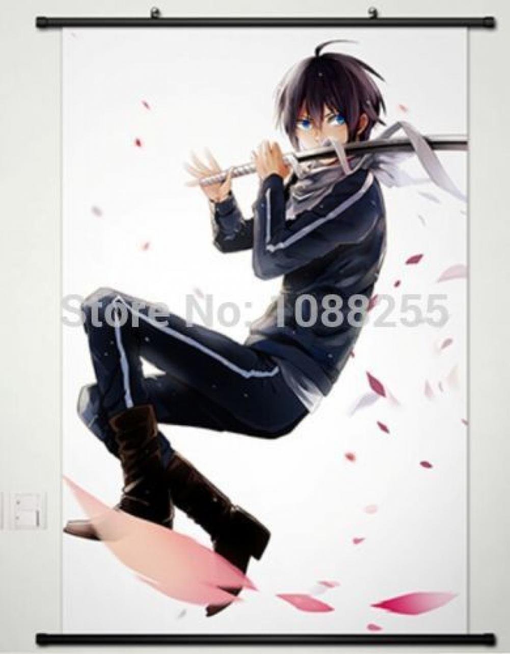 BestWeeks Home Decor Anime Japan Poster Wall Scroll Hot Noragami Yato Yukine Cosplay