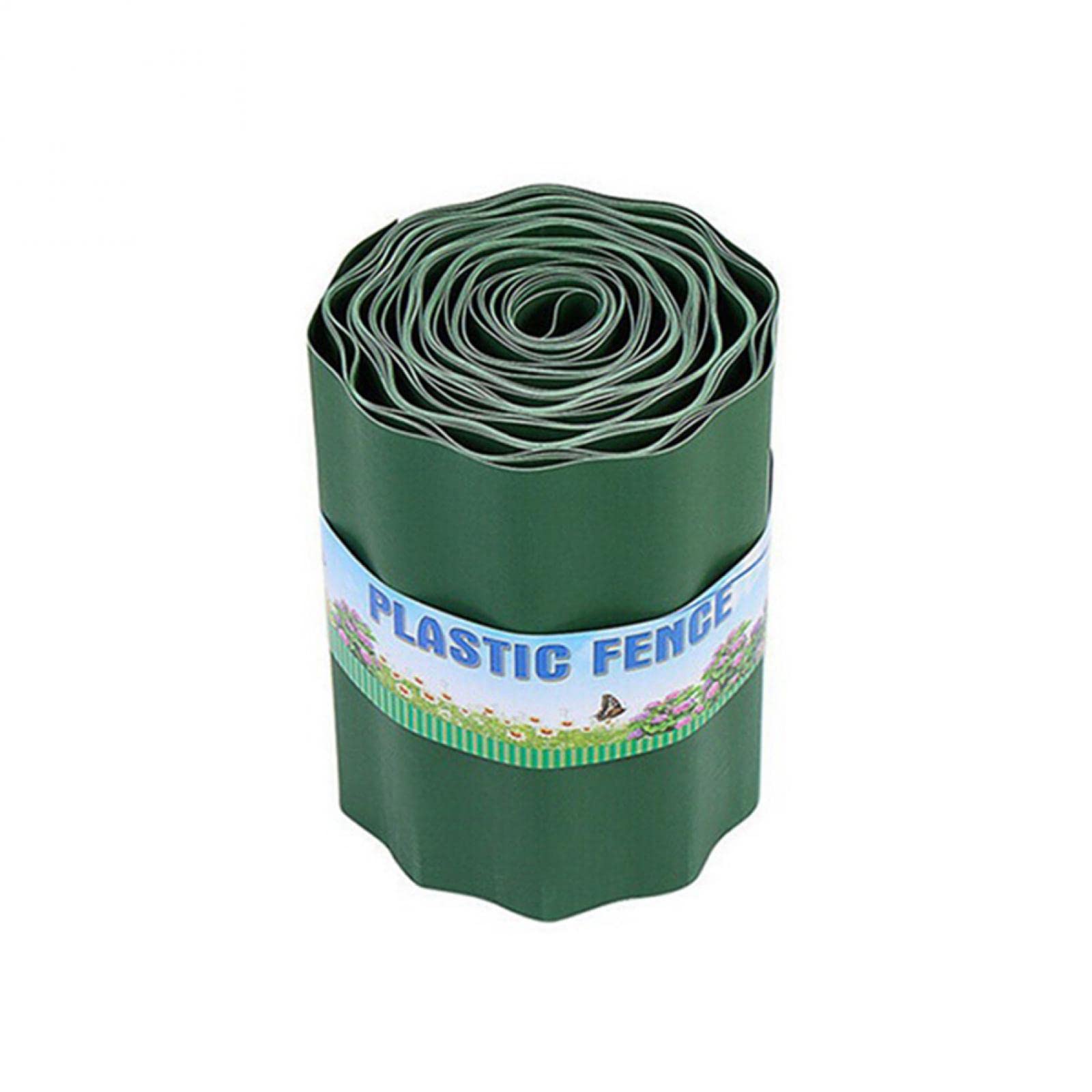 Green Flexible Lawn Edging Fence, Flexible Plastic Garden Grass Lawn Path Edging Edge Border DIY Outdoors Grass Barrier for Patio Pathway Lawn Path & Prevents Root Propagation-20cmx9M
