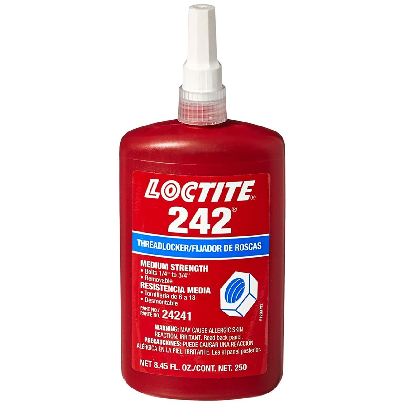 Loctite 242 Medium Strength Threadlocker, 50 mL Bottle, Blue-picture-43